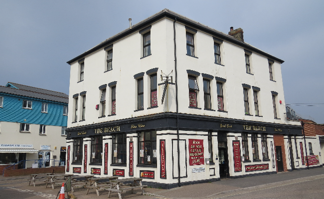 The Beach pub and restaurant in Exmouth